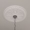 Ekena Millwork Bristol Ceiling Medallion (Fits Canopies up to 3 7/8"), 23 1/2"OD x 3 7/8"ID x 1"P, Primed White CM23BI - alternate 8